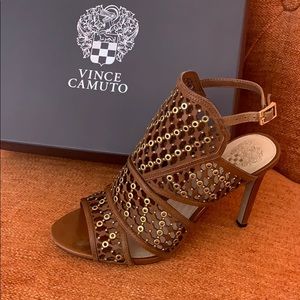 Open toe sling back sandal